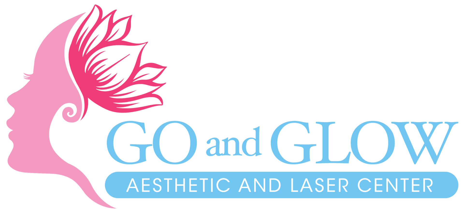 A green background with the words " go and glo " written in blue.